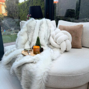 Plush Sofa Throw, Long Pile