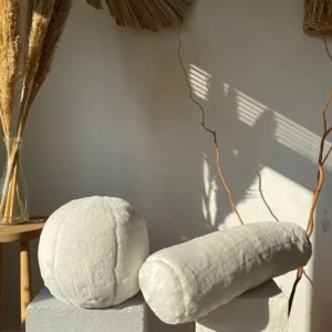 Plush Ball & Cylinder Pillow