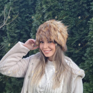 Coffee-colored Speckled Women's Beret