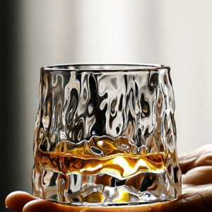 360° Rotating Whiskey & Cocktail Glass Set of 2 (160ml)
