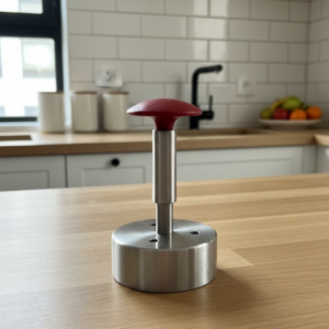 HUBBY CHEF 9cm Home-Type Stainless Steel Hamburger Press