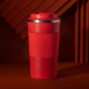 Red 500ml Stainless Steel Travel Mug