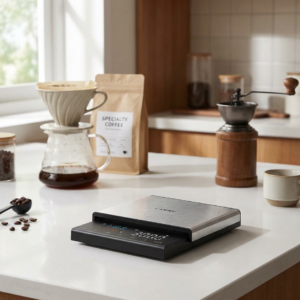 Professional Digital Coffee & Kitchen Scale with Timer – 3kg Capacity