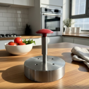 HUBBY CHEF 14cm Extra-Large Stainless Steel Hamburger Press