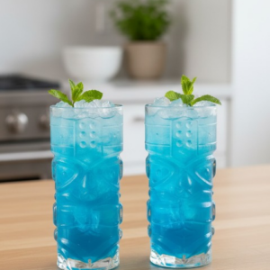 Tiki Glass Cocktail and Smoothie Set of 2