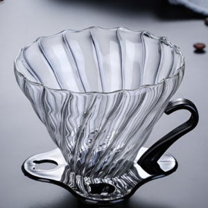 Borosilicate Glass V60 Pour Over Coffee Dripper
